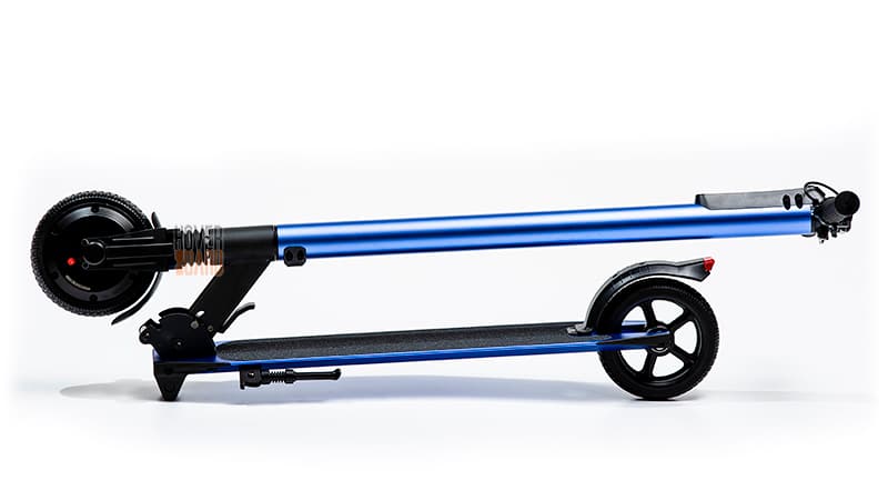 сложенный электросамокат SNS 6.5 Blue фото