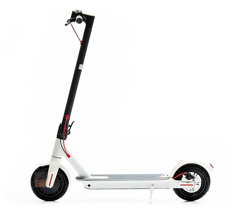 белый электрический самокат для взрослых