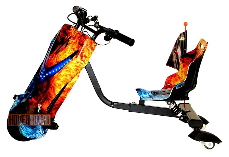 дрифт-карт Windtech Crazy Bug New +App  Blue Fire вид сбоку фото