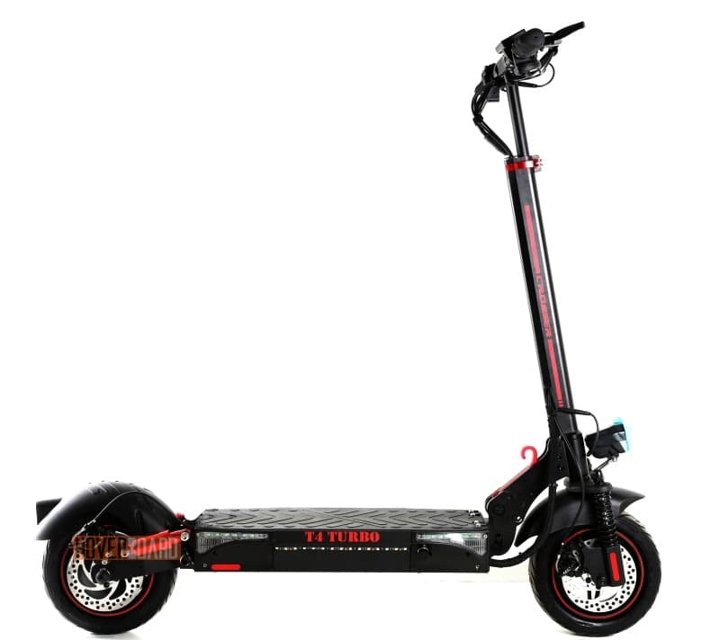 Электросамокат Crosser T4 Turbo Seat  вид сбоку фото