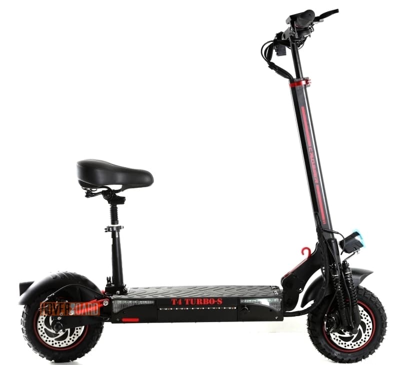 Электросамокат Crosser T4 Turbo-S Seat  вид сбоку фото