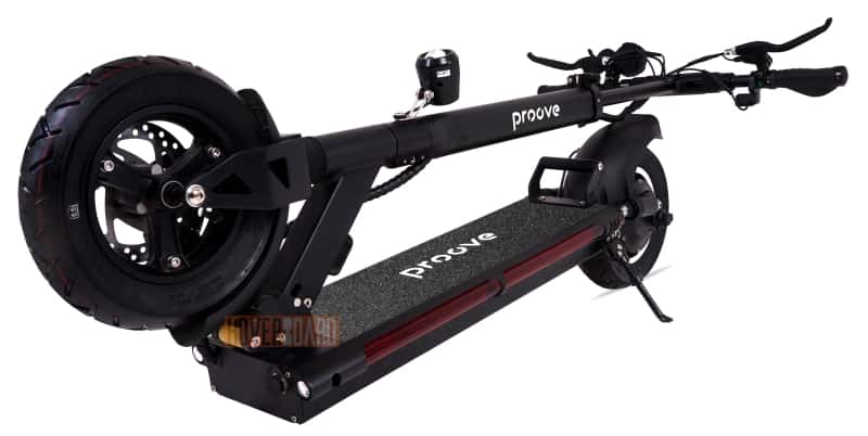 электросамокат Прув Спидвей  Икс в сложенном состоянии фото