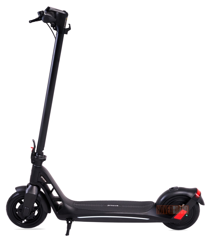 большой электросамокат черного цвета фото