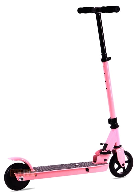 электросамокат Прув Модел Кидс Пинк вид сзади фото