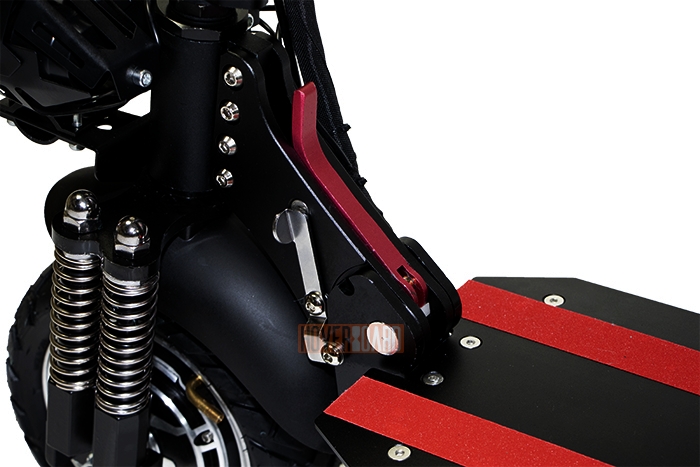 Электросамокат Ecox Dualtron 2400  складной механизм фото