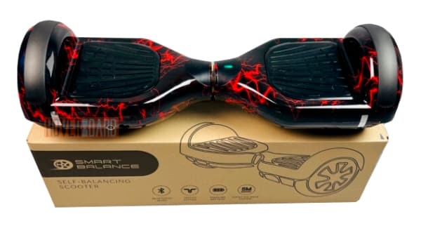 гироборд Smart Balance Pro 6.5 Красная Молния вид спереди фото
