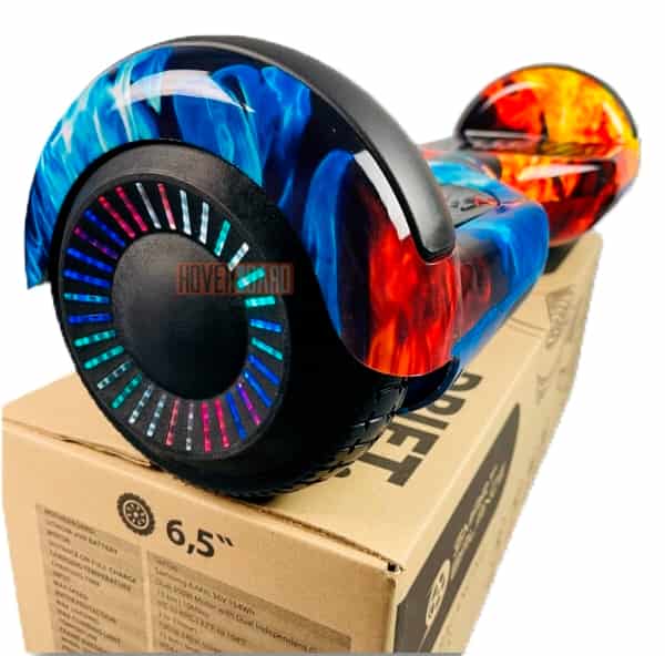 гироскутер Smart Balance Pro 6.5 Огонь и Лёд вид сбоку фото