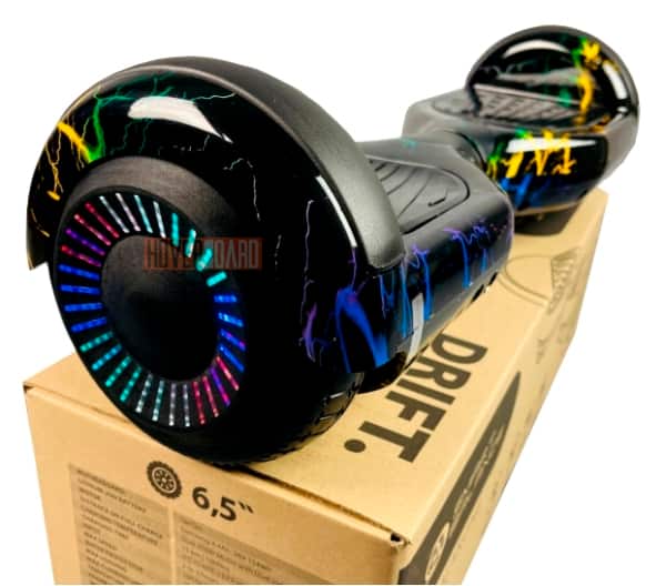 гироборд Smart Balance Pro 6.5 Цветная Молния вид сбоку фото