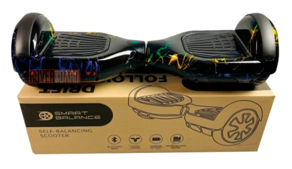 гироскутер Smart Balance Pro 6.5 Цветная Молния вид спереди фото