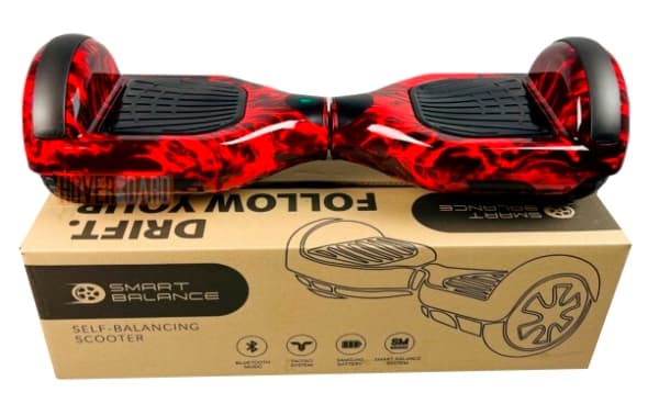 гироборд Smart Balance Pro 6.5 Пламя вид спереди фото