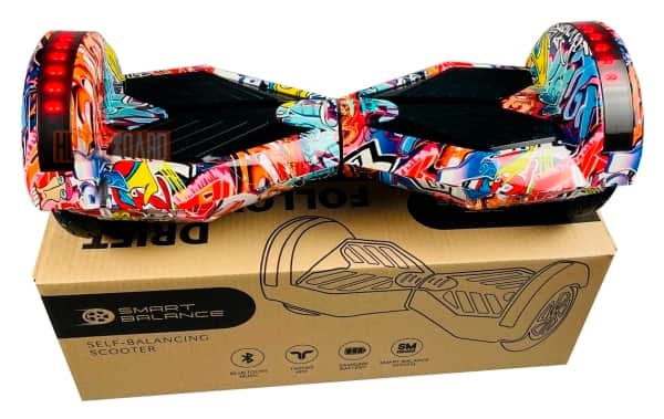 гироборд Smart Balance Pro 8 Оранжевый Хип-Хоп вид спереди фото