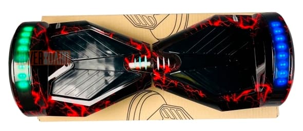 гироборд Smart Balance Pro 8 Красная Молния вид сверху фото