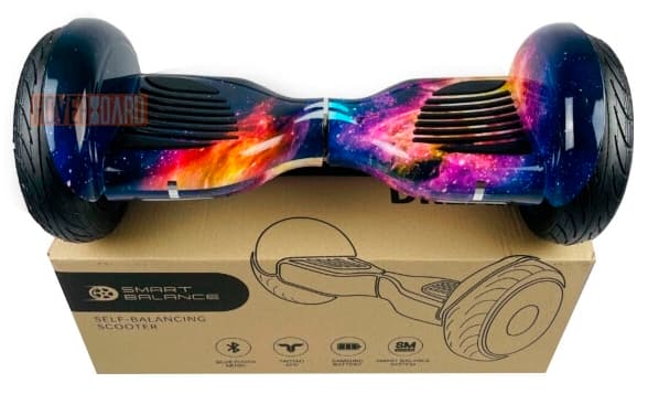 гироборд Smart Balance Pro 10.5 Галактика вид спереди фото