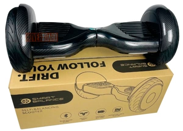 гироскутер Smart Balance Pro 10.5 Карбон вид спереди фото