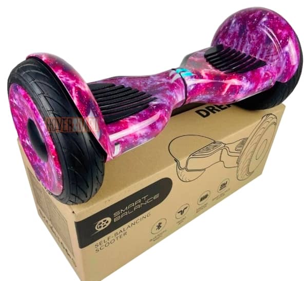 гироскутер детский 10.5 дюймов розовый космос фото