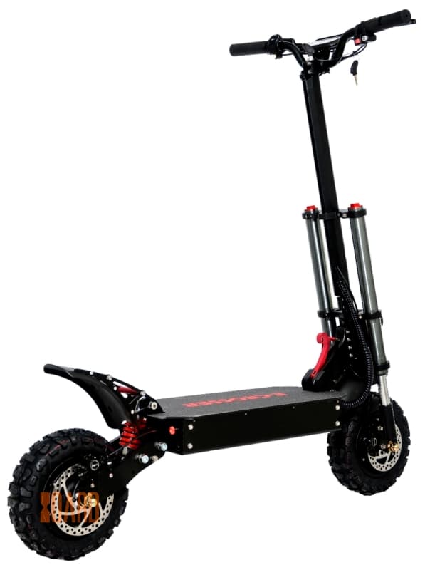 электросамокат Crosser Rocket вид сзади фото