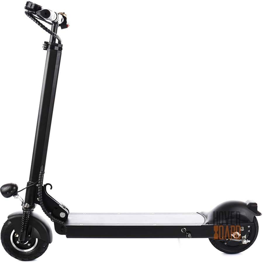  электросамокат черный для взрослых на белом фоне фото