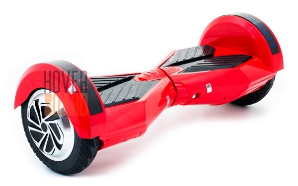 гироскутер 8 красного цвета с черными педалями фото