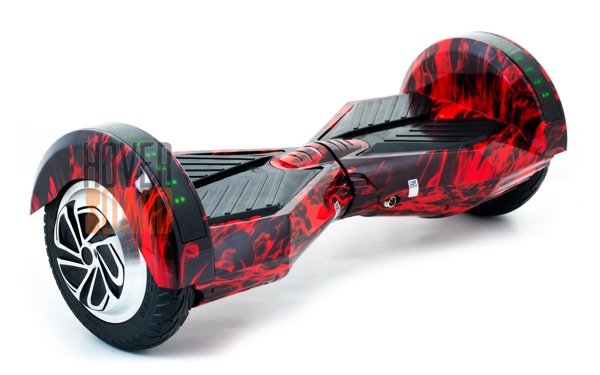 гироскутер 8 дюймов с пламенем фото